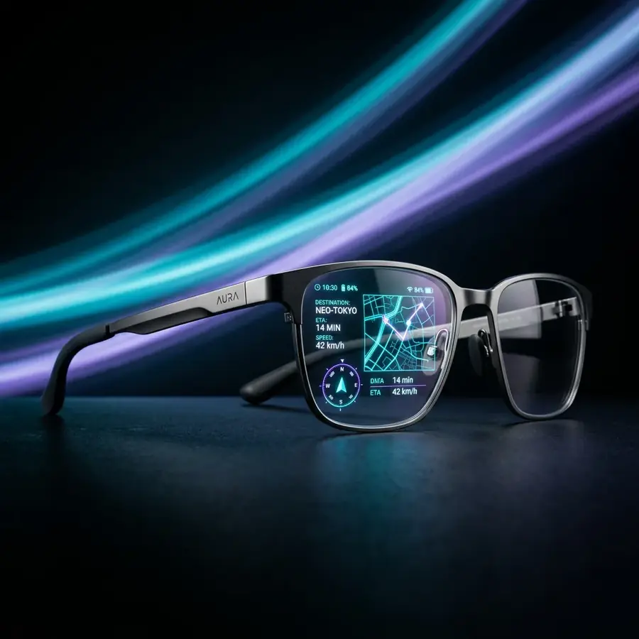 AR Waveguide Display Glasses &mdash; Heads-Up Everything